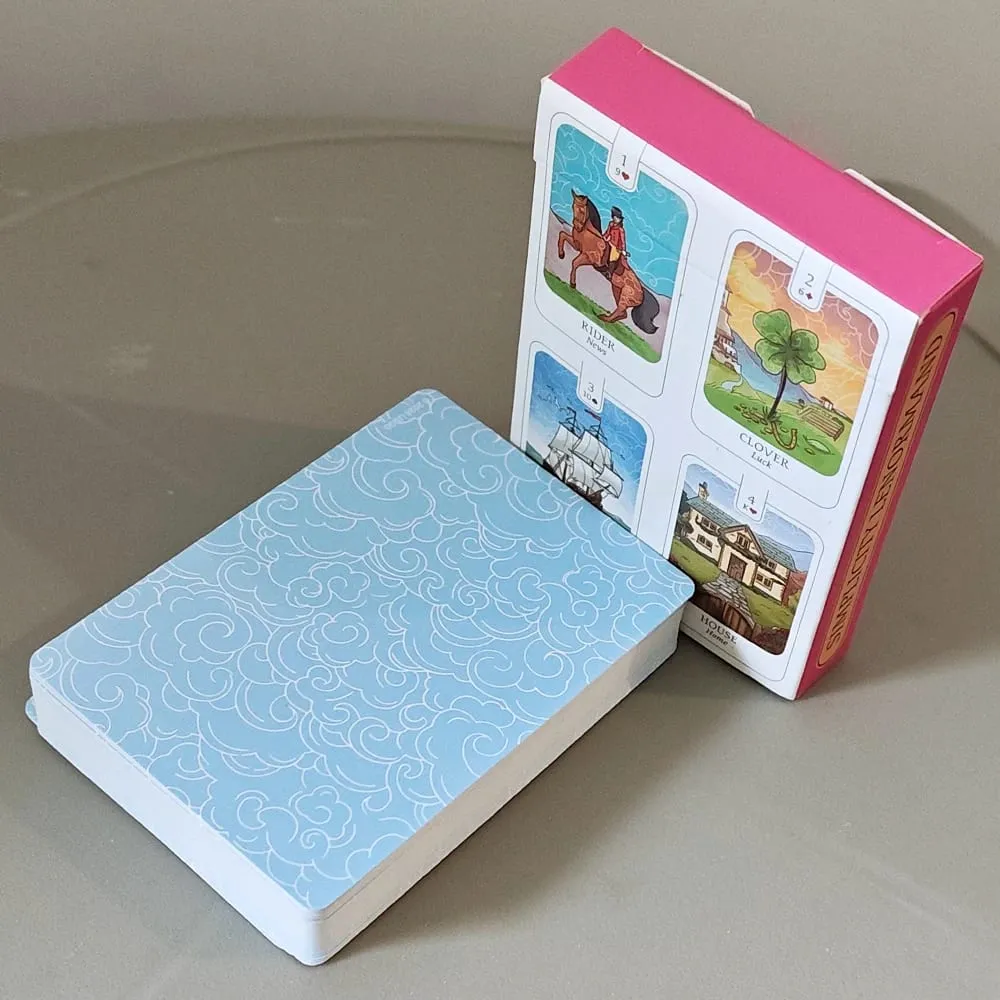 Simplicity Lenormand Deck 41 τμχ Όμορφες εικονογραφημένες κάρτες με ουσιαστικό συμβολισμό με Yes No Ίσως κάρτες 9*6cm