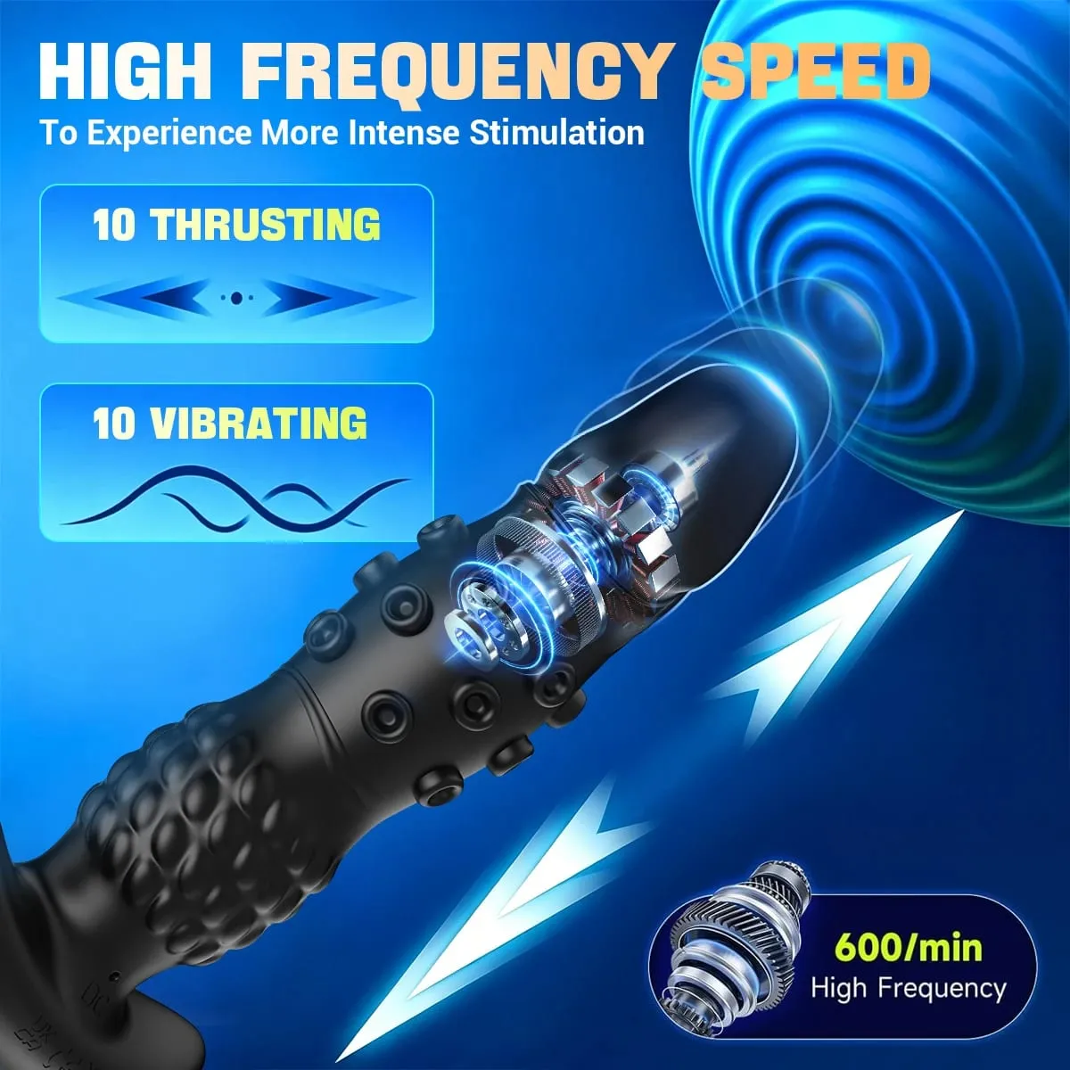 APP Τηλεχειριστήριο Prostate Massager Vibrator Αρσενικό Τηλεσκοπικό Κουνώντας Δονούμενο Πρωκτικό Πισινό για Άντρες Δονούμενα παιχνίδια σεξ για ενήλικες