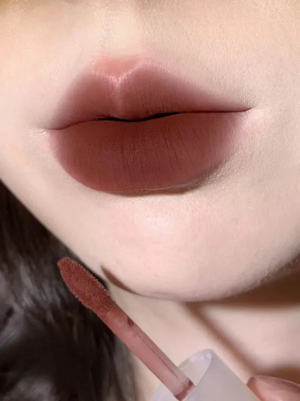 Cappuvini Matte Lip Gloss Χαμηλού κορεσμού Γκρι ροζ υγρό κραγιόν αδιάβροχο αντικολλητικό χωρίς ξεθώριασμα απόχρωση χειλιών Κορεατικά καλλυντικά μακιγιάζ