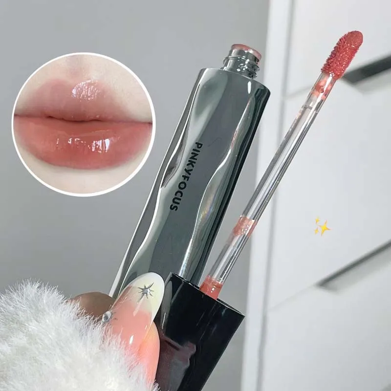 Nude Mirror Lip Gloss Clear Moisturizing Hydrating Water Light Jelly Plump Lip Glaze Oil Lipstick Tint Makeup Κορεατικά καλλυντικά