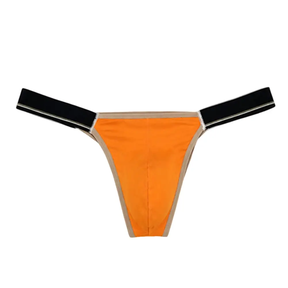 Breathable Low Waist Men Ice Silk Thongs Thin Underpants Men's Panties Lingerie Underwear Male Briefs Male Thongs
