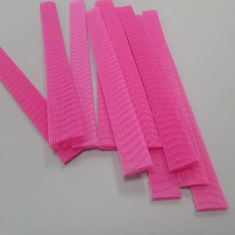 50 buah/lot penutup pelindung jaring kuas rias warna-warni perlengkapan jaring pelindung jaring elastis kecantikan penutup pena jaring sikat alat kosmetik — image 8