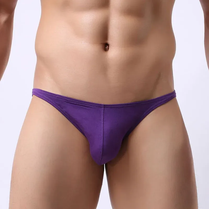 Pure Cotton Low-Waist Sexy Breathable Men's Briefs