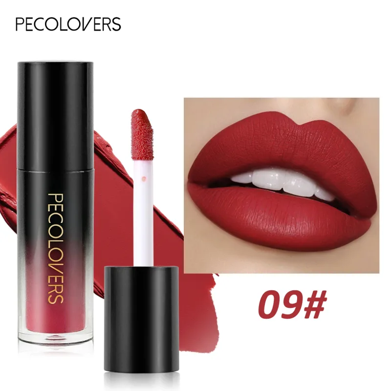 Πολλαπλών χρωμάτων Matte Velvet Lip Gloss Αδιάβροχο Αντικολλητικό Κύπελλο λείο κραγιόν για εφαρμογή υψηλής απόδοσης χρωμάτων