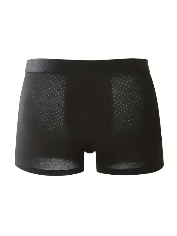 8 Pack Mesh Men's Underwear with Ice Silk Breathable and Comfortable, Fashionable and Sexy Men's Flat Corner Shorts Men Boxer