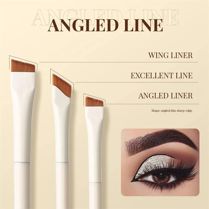 3/7/9 Σετ πινέλων μακιγιάζ Blade Eyeliner Brush Brushes Brushes Portable Fine Oblique Head Eye Liner Brush Brush Tool Makeup
