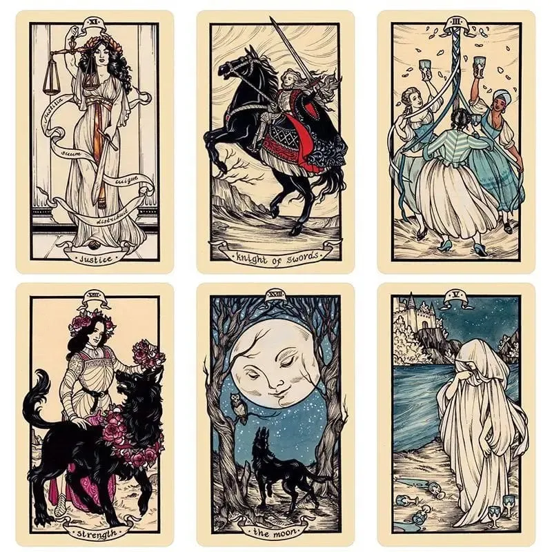 Fyodor Pavlov Tarot Cards Divination Deck English Versions Edition Oracle Board Παίζοντας επιτραπέζια παιχνίδια για πάρτι