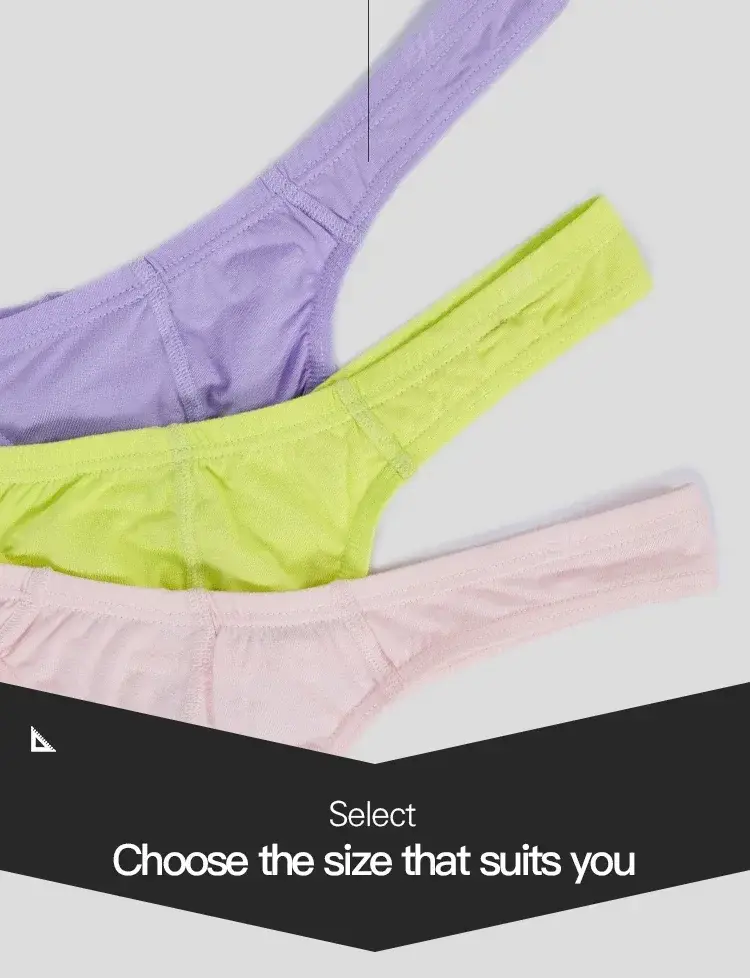 Summer New Men Underwear Cool Breathable Moisture Wicking Briefs Sports Supportive 3D Pouch Panties with High Elastic Waistband