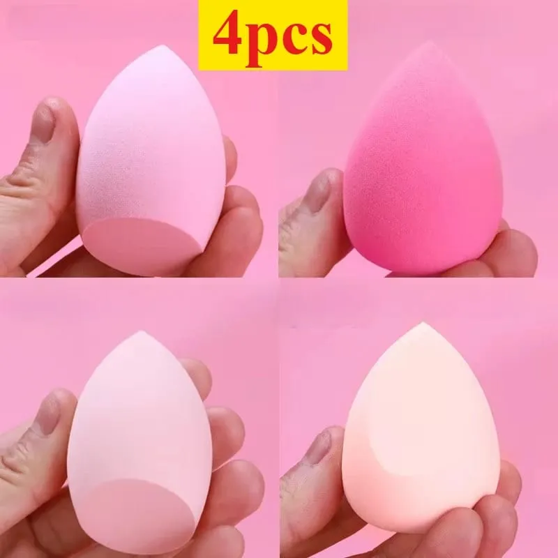 4/7/18-delige make-upsponsset Geschikt voor vloeibare BB-crème Poedertoepassing Make-up Ei Droog Nat Tweeërlei gebruik Poederdons Meisje