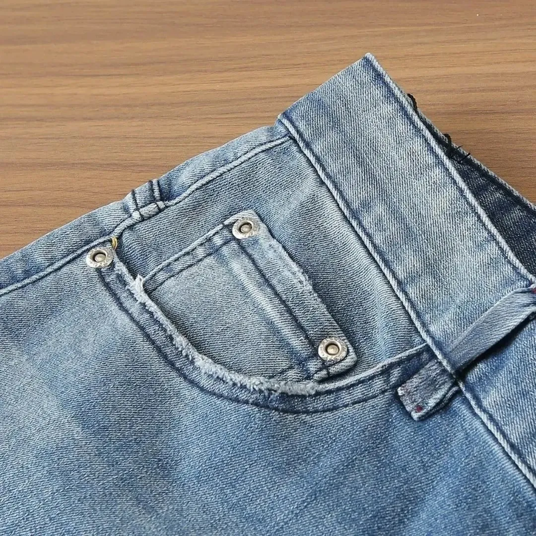 Πλυμένο τζιν με ένζυμο τζιν Kiten 13oz