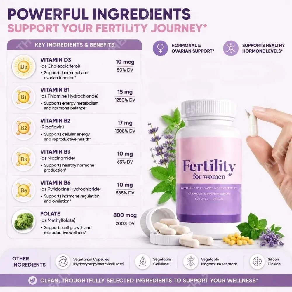 Κάψουλες γονιμότητας για γυναίκες Myo Inositol με Methylfolate & Πολυβιταμίνες Ορμονική & Υποστήριξη Ωοθηκών Υγιεινή Ωορρηξία 60 Cts