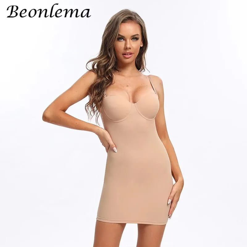 שמלת Bodycon קצרה ללא משענת סקיני רצועות מוצקות קז'ואל סקסית ללא שרוולים קיץ גבוהה מותן מועדון מיני שמלות דקות נשים בייסיק