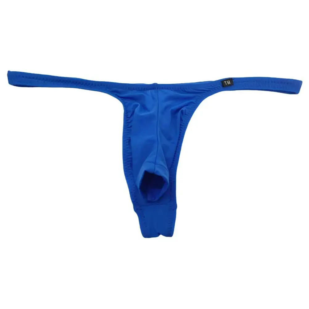 Men Sexy Front Open Pouch Thong G-string T-back Elephant Nose Briefs Underwear