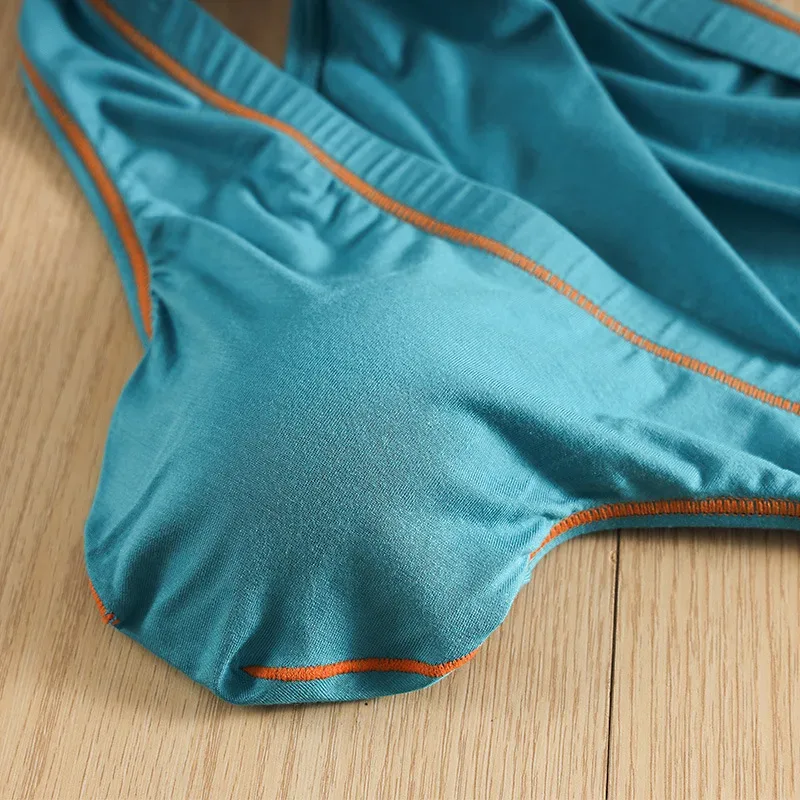 Mens Underwear Briefs Shorts Homme Slip Bamboo Fiber Panites Ropa Breathable Low Waist JJ U Convex Pouch Underpant Male M-XXL