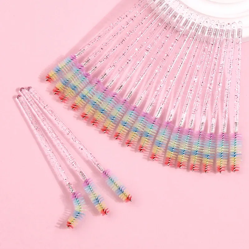 50/100/150 Stuks Wimper Borstels Concealer Lash Brush Spoolies Mascara Wands Applicator Voor Wimperverlenging Make-Up Set laukiss