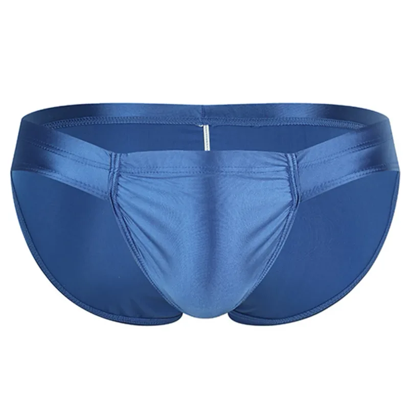 Men Oil Shiny Glossy Very Hot Lingerie Low Waist Briefs Breathable Underwear For Man Unisex Panties Underpants Men's Clothing