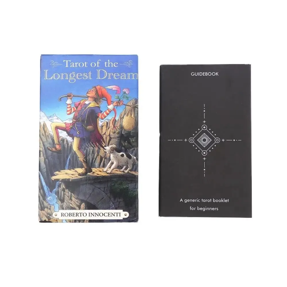 The Longest Dream Cards Tarot Deck 78pcs with Instruction Booklet Ιδανικό για\r\n λάτρεις και λάτρεις των επιτραπέζιων παιχνιδιών