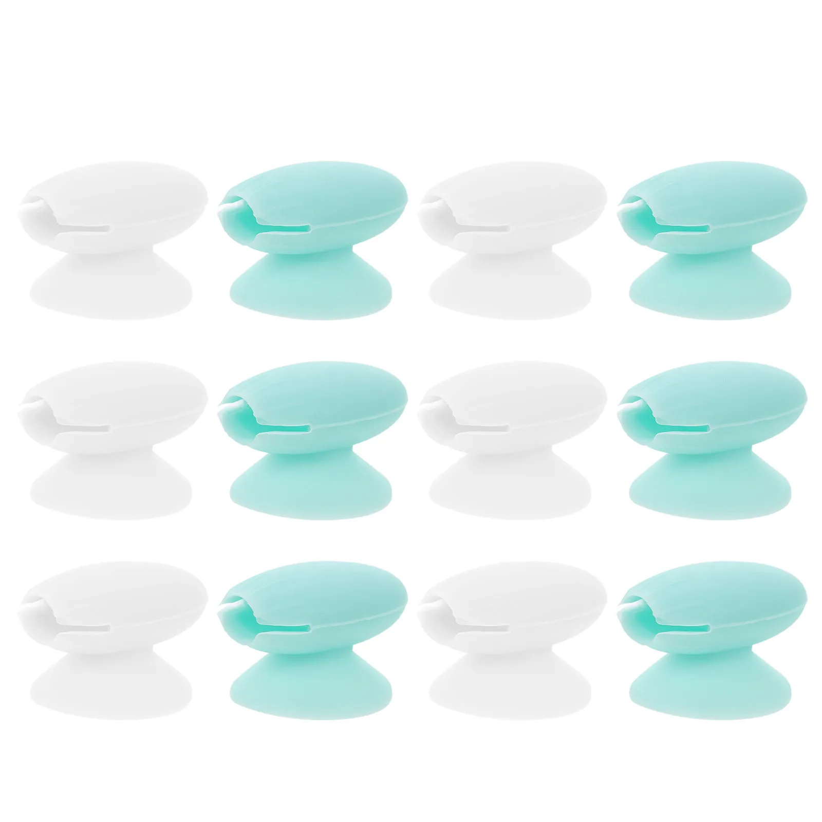 12 Stuks Herbruikbare Siliconen Lip Brush Covers Anti-Val Zuignap Voor Make-Up Kwasten Vuilbestendig Draagbare Opslag borstelkop