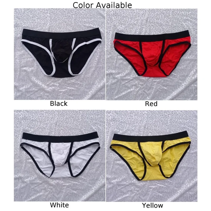 Brand New Men Briefs Panties Underwear Cotton Blend Elastic Low Waist Man M~2XL Pouch Stretchy Summer All Seasons