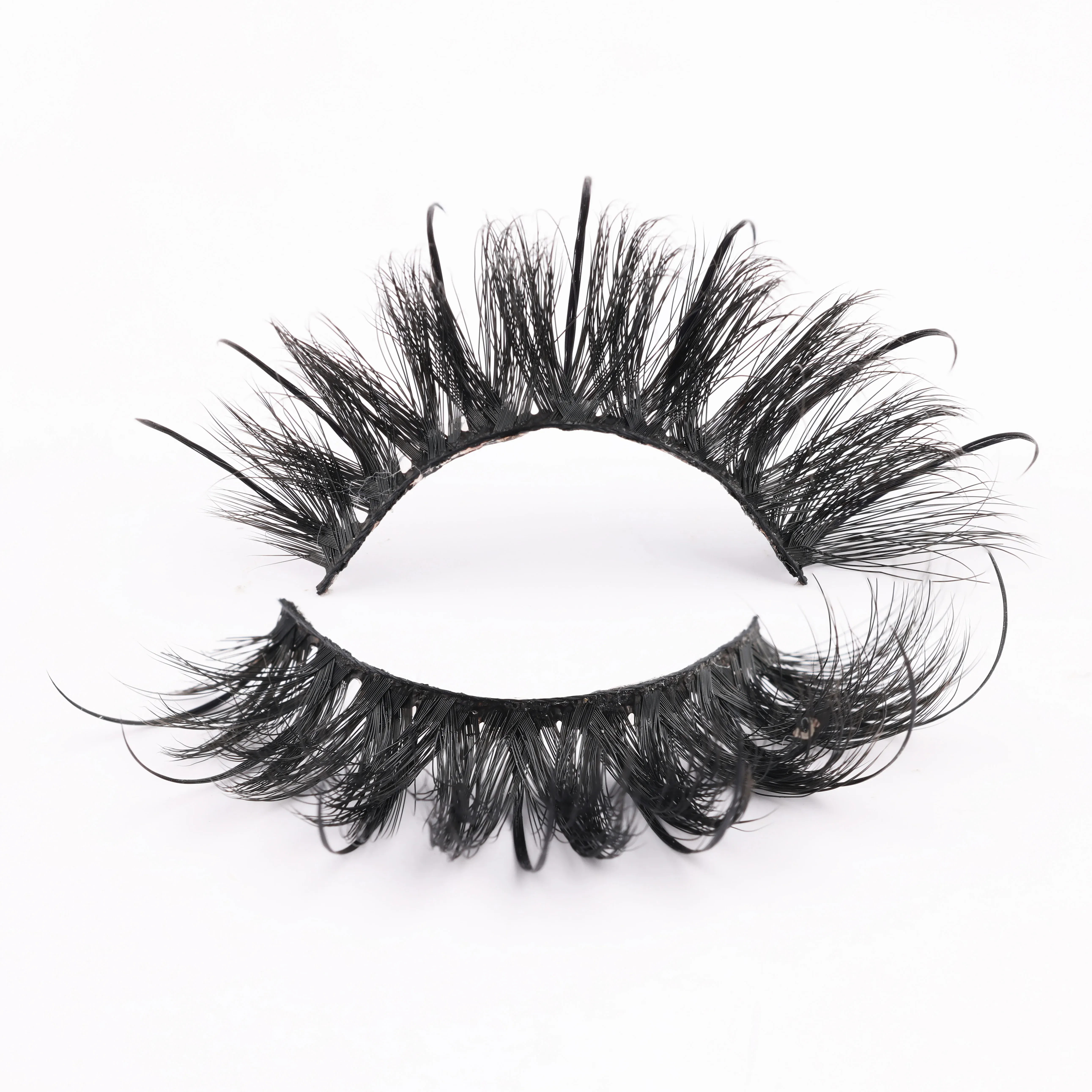 Wet Lash Spikes Volume Fluffy Full Strip Lashes Αξεσουάρ Μακιγιάζ Faux Mink Eye Lashes Πωλητής Wet Manga Lashes Ψεύτικες βλεφαρίδες