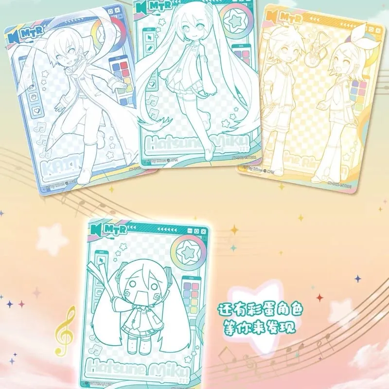Γνήσια Hatsune Miku Card First Package Animation Game Collection Card SE Περιφερειακά παιδικά παιχνίδια Δώρα για κορίτσια