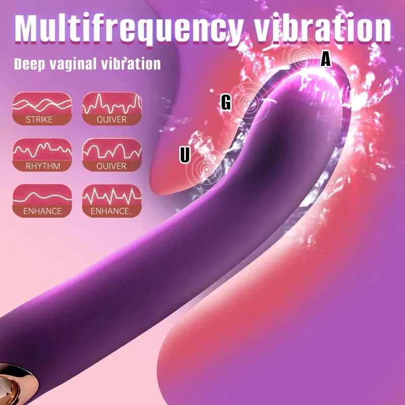 G Spot Dildo Vibrator ממריץ נרתיק דגדגן צעצוע מין לנשים כוס לעיסוי עמיד למים שרביט קסמים נטען צעצוע ארוטי
