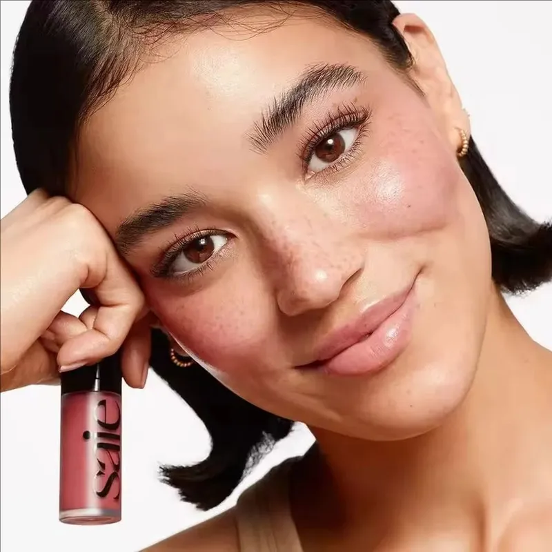 ΝΕΟ Saie Glowy Super Gel Starglow/Liquid Blush Moisturize Base Makeup Highlighter για Dewy Makeup Hydrating Antioxidant Repaire