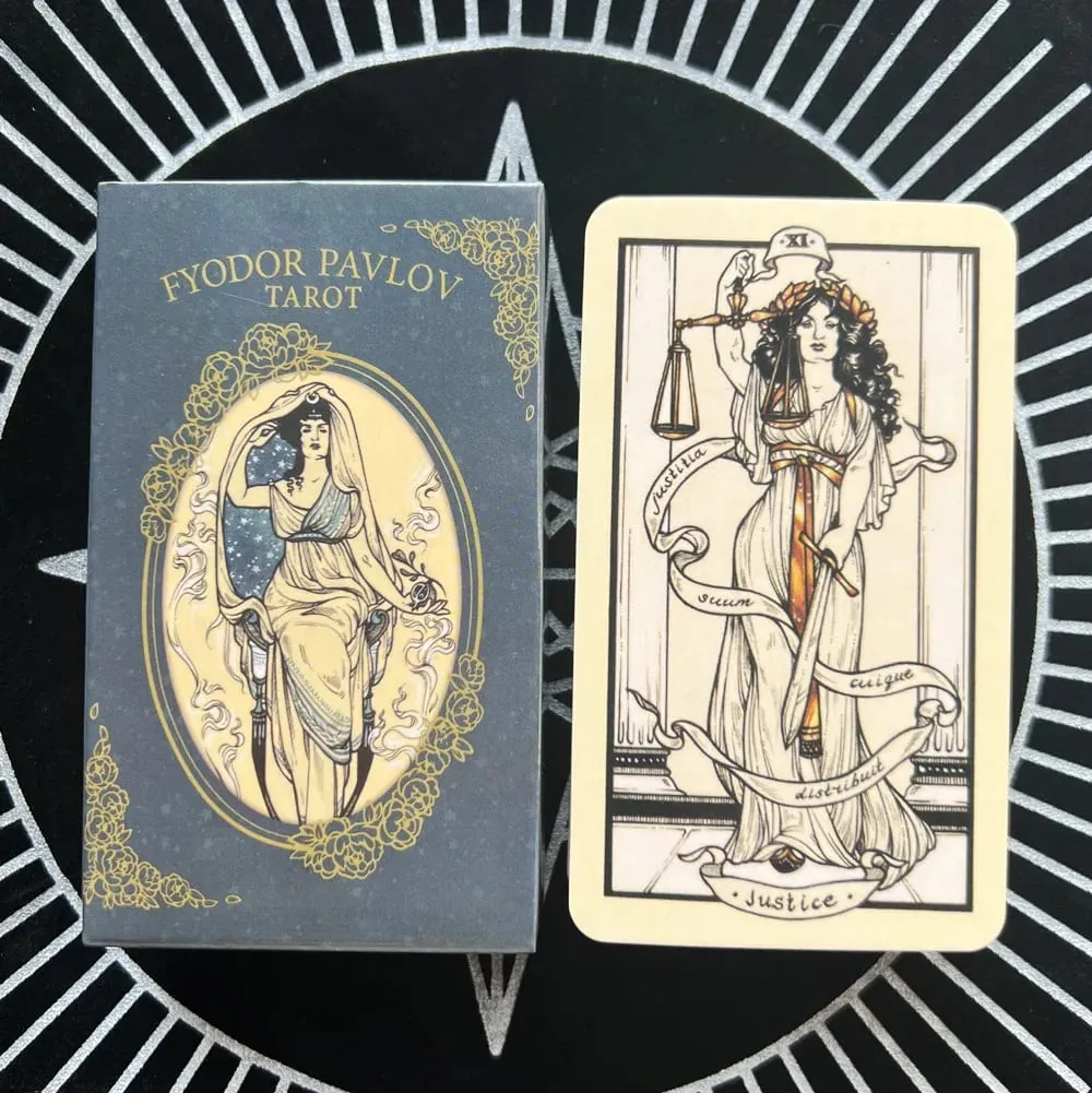Fyodor Pavlov Tarot Cards Divination Deck English Versions Edition Oracle Board Παίζοντας επιτραπέζια παιχνίδια για πάρτι