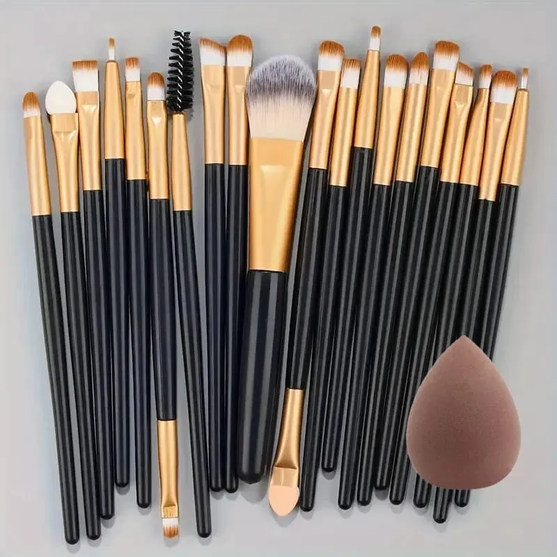 8Pcs-20Pcs Σετ Πινέλα Μακιγιάζ Μαλακό Αφράτο Πινέλο Σκιών Λεπτομέρειες Concealer Blush Loose Powder Foundation Highlighter Beauty Tool