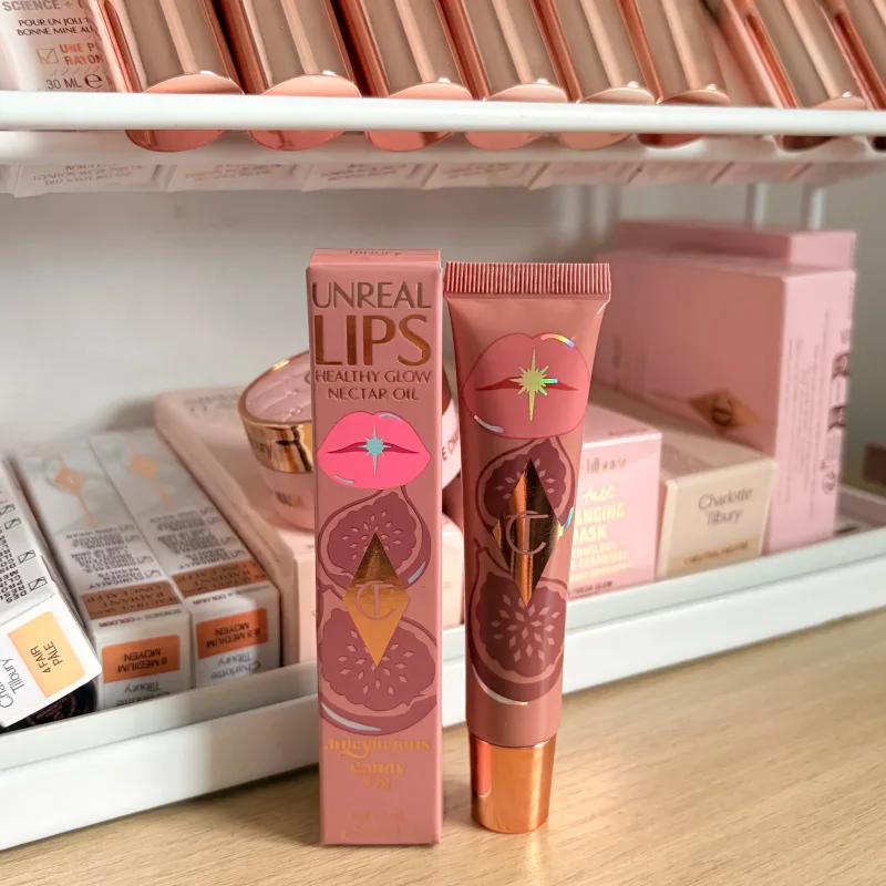 Πολυτελές CT Multicolored Water Light Lip Gloss Lasting Hydrating Lip Balm σε σχήμα καρδιάς Tip Lip Brush&Jelly Lip Gloss Makeup Gift