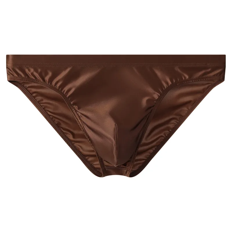 Briefs Mens Underwear Cueca Slim Nylon Panties For Man Brief Shorts Homme Ropa Solid Low Waist Underpants Male Plus Size M-XXL