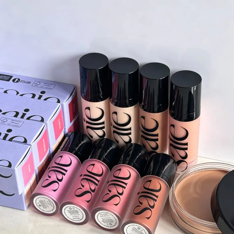 ΝΕΟ Saie Glowy Super Gel Starglow/Liquid Blush Moisturize Base Makeup Highlighter για Dewy Makeup Hydrating Antioxidant Repaire