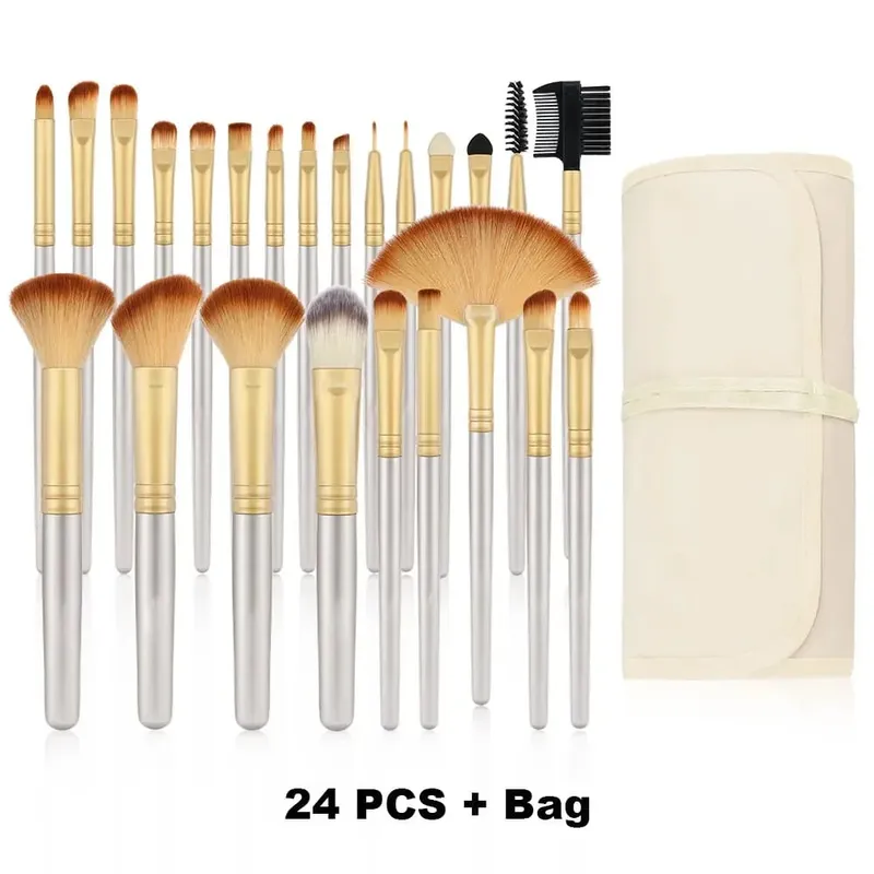 Bagong 10/32PCS Makeup Brushes Set Soft Fluffy Powder Foundation Contour Blush Concealer Eyeshadow Blending Highlighter Beauty Tool