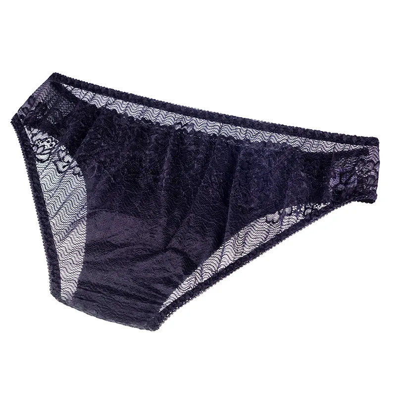 New Hot Men Sexy Briefs Sissy Pouch Panties Fashion Shorts Pants Lingerie Lace Men's Breathable Underwear Underwear Gays