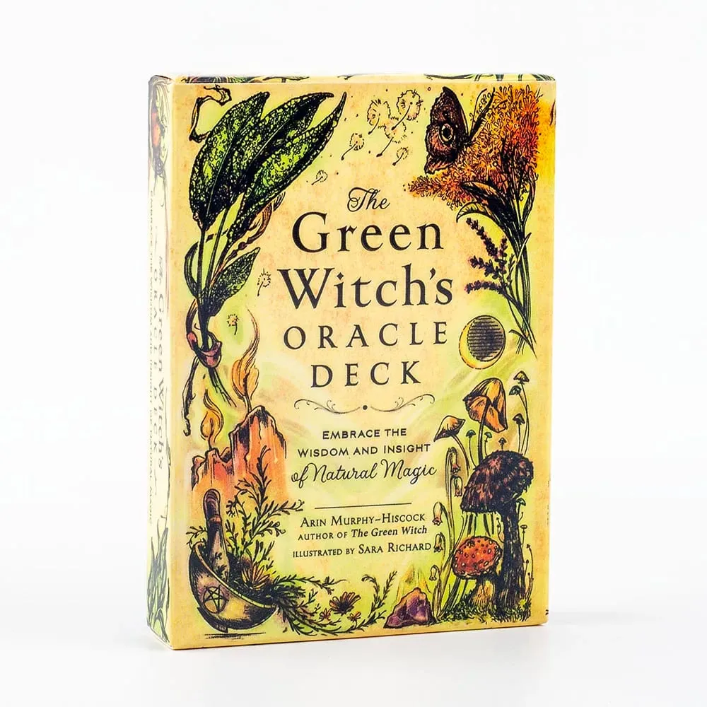 The Green Witch's Oracle Deck 50Pcs Divination Fate Tarot Oracle Cards Party Entertainment Επιτραπέζιες κάρτες παιχνιδιών 10,3*7,3cm TK119K