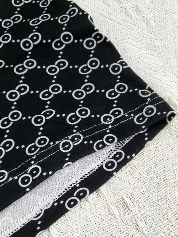 4-teiliges Herren-Boxershorts-Set aus Polyester – luxuriöse, mehrfarbige Unterwäsche mit geometrischem und Monogrammmuster