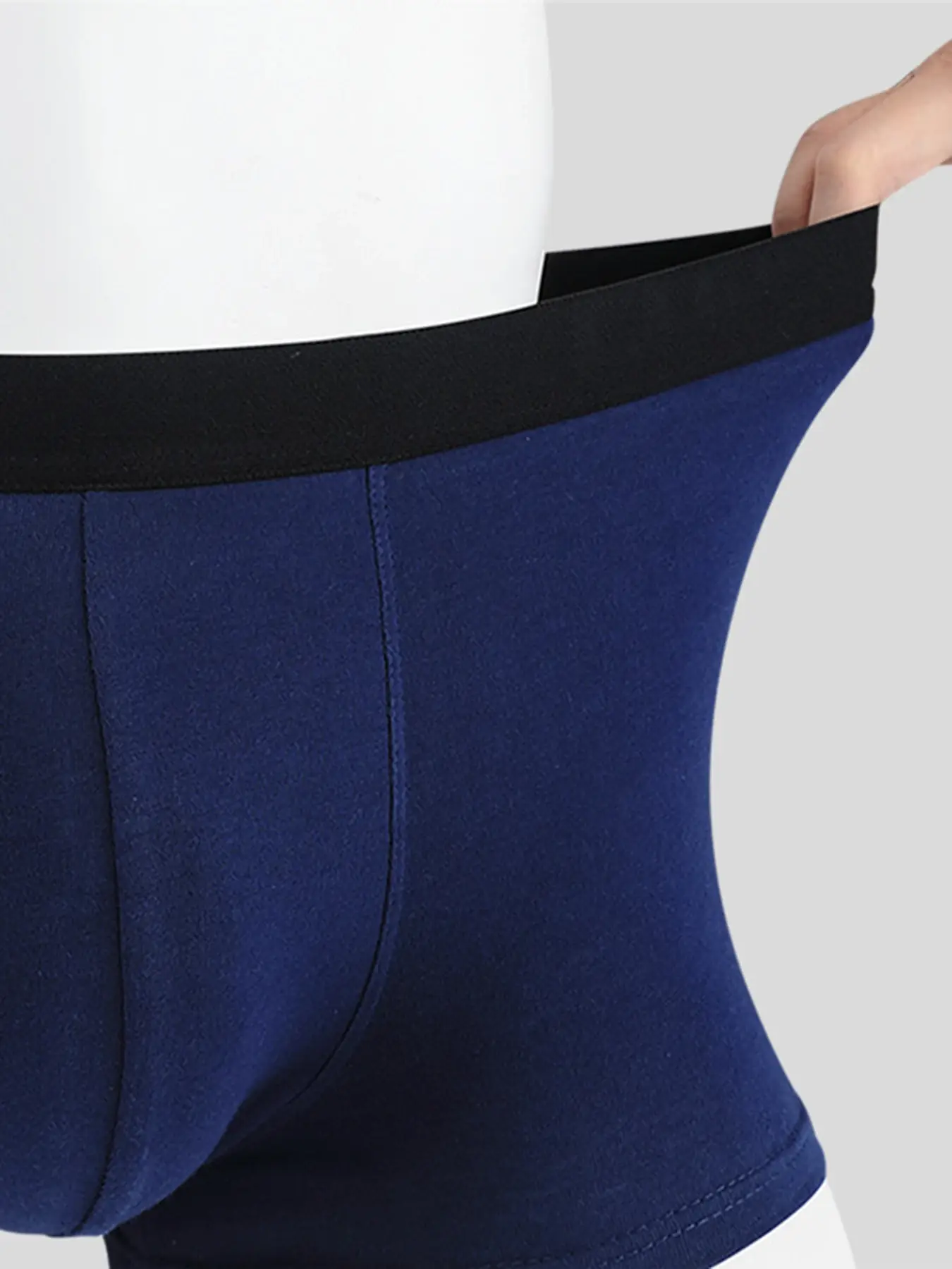 8PCS Men's Underwear Fashion Underpant High Stretch Boxer Shorts Breathable Fashion Men's Panties Comfortable Plus Size L-4XL