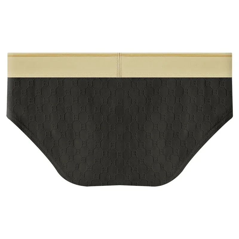 Fashion Men's Underwear Breathable and Comfy Pure Cotton Knit Briefs