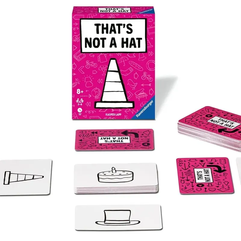#@That's Not A Hat-Fun Bluffing & Memory Party Game for All Ages Components | Ιδανικό για οικογενειακές συγκεντρώσεις | Μεγάλη αξία επανάληψης