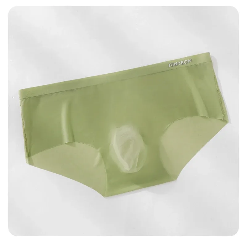 Sexy Men Briefs Undies Summer Seamless 3D Pouch Panties Ultra-thin And Light Breathable Underwear Quick Drying Underpants Slip