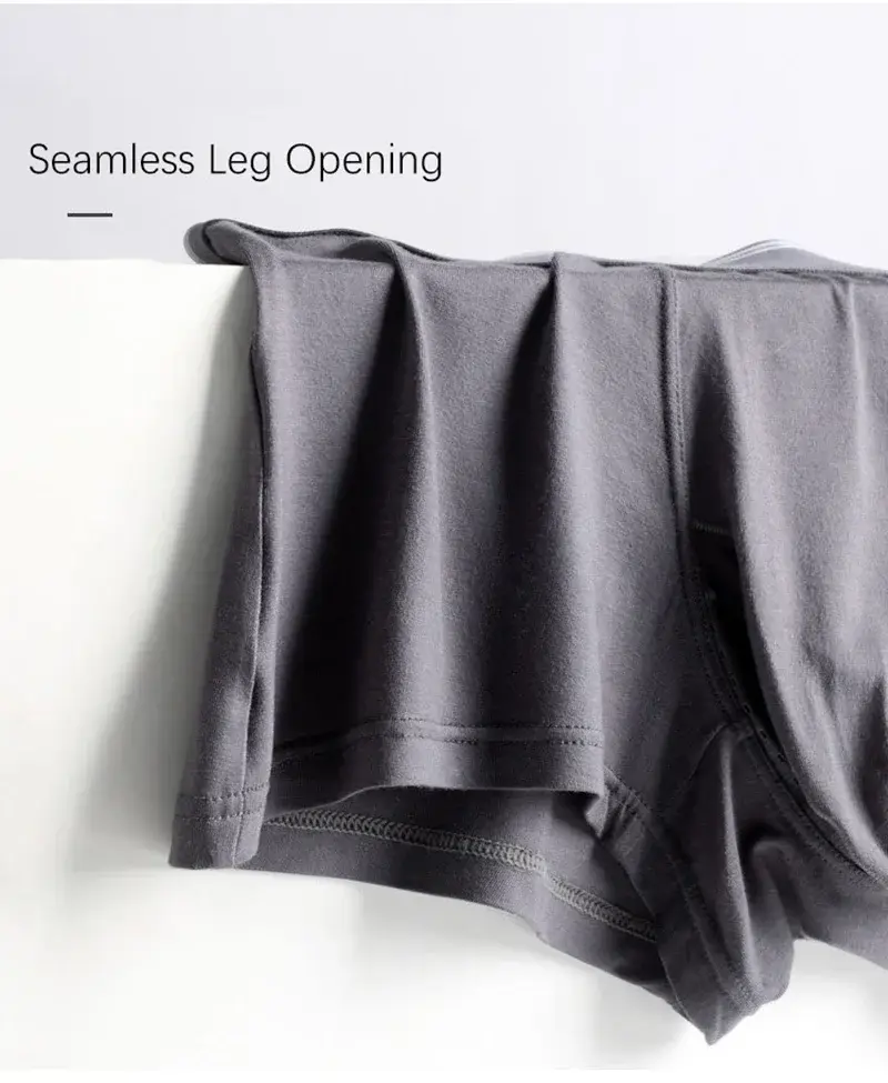 Plus Size Men's Sexy Separate Penis Pocket Boxer Shorts Breathable Men Underwear Panties Modal Mens Elephant Nose Underpants