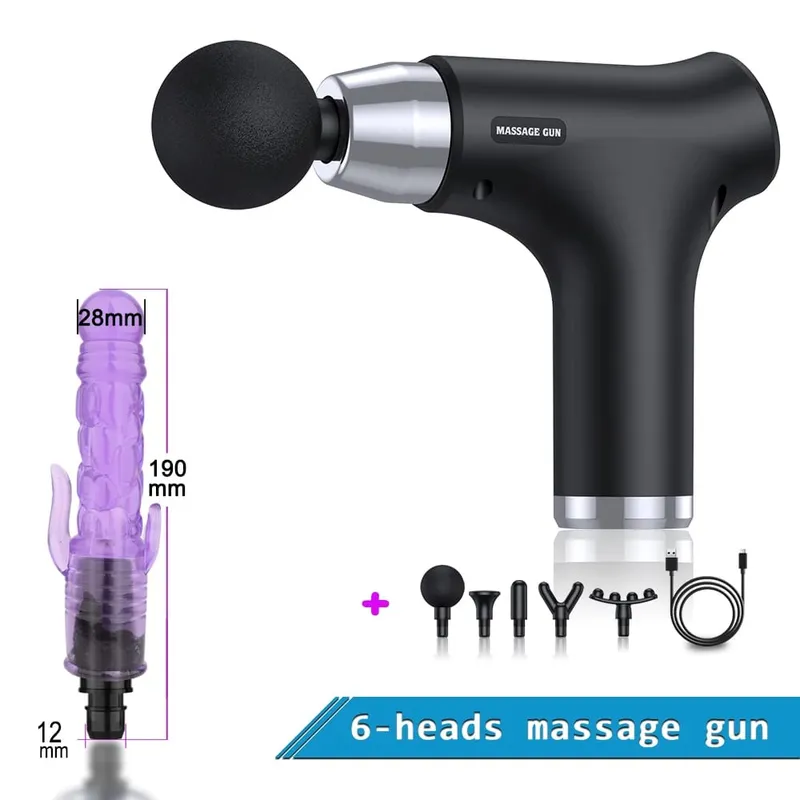 Handheld telescopic sports sex machine Adult Massage Gun for Women Body Deep Tissue Muscle Relaxation striking For Vibration