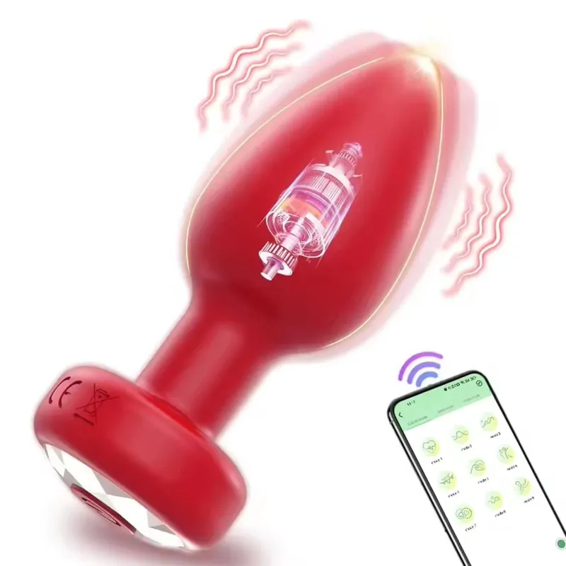 Távirányítós Anális Vibrátor alkalmazás Vezeték nélküli fenékdugó női vagina maszturbátor férfi prosztata masszírozó felnőtt szexjátékok pároknak