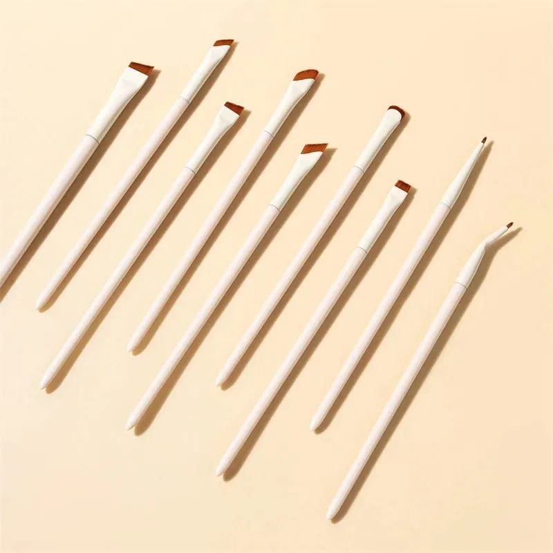 3/7/9 Σετ πινέλων μακιγιάζ Blade Eyeliner Brush Brushes Brushes Portable Fine Oblique Head Eye Liner Brush Brush Tool Makeup