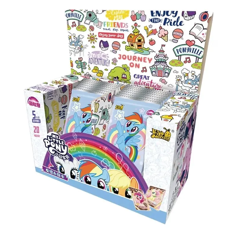 Asli My Little Pony - Kartu Persahabatan Selamanya - Paket Berbintang Edisi Kedua Kartu Balet Hadiah Gadis Periferal Anime