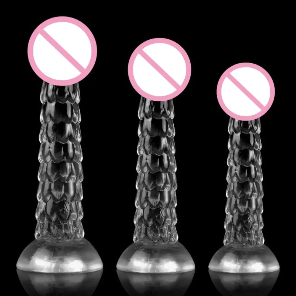 Dragon Dildo tapadókoronggal – puha anális dugó és popsikorbács tágító nőknek és férfiaknak – Fantasy szexjátékok felnőtteknek