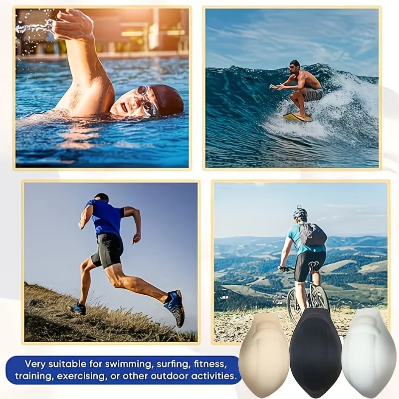 1/3pc Men'S Enhancement Underwear Pad Light-Proof Sponge Material 3D Convex Point Design Suitable Swim Trunks Other Occasions