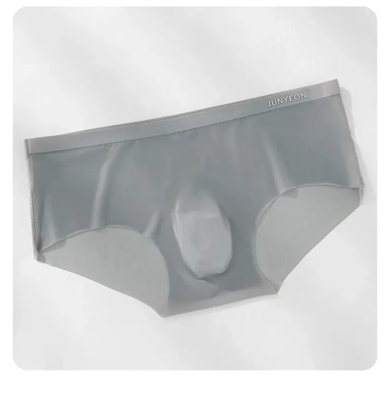 Sexy Men Briefs Undies Summer Seamless 3D Pouch Panties Ultra-thin And Light Breathable Underwear Quick Drying Underpants Slip