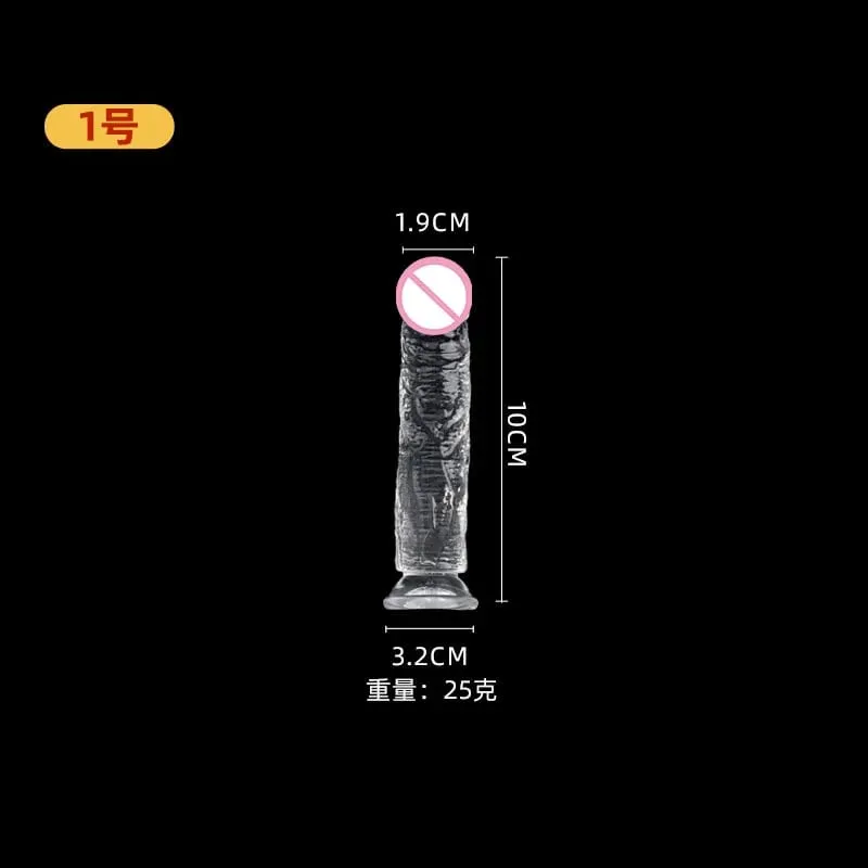 Ρεαλιστική βεντούζα πέους Dildo Jelly Dildo Big Dick Θηλυκός Αυνανιστής Κλειτορική Διέγερση Λεσβιακά σεξουαλικά παιχνίδια για γυναίκες 7 μεγεθών