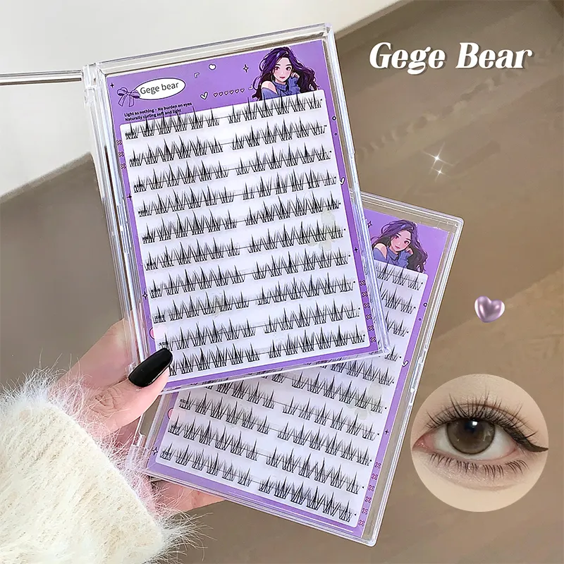 Gege Bear Non Gel False Eyelashes Are Easy to Apply in Three Steps with Natural Effects Perfect for Beginners. They Come with S